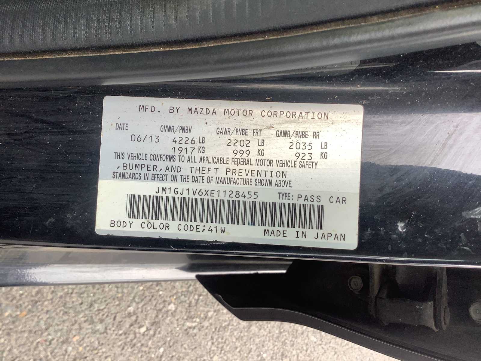 Used 2014 MAZDA MAZDA6 Touring FWD image 10