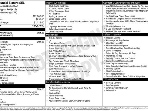 Used 2023 Hyundai Elantra SEL w/ Cargo Package FWD image 36