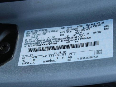 Used 2019 Ford F150 XLT w/ Equipment Group 302A Luxury AWD/4WD image 18