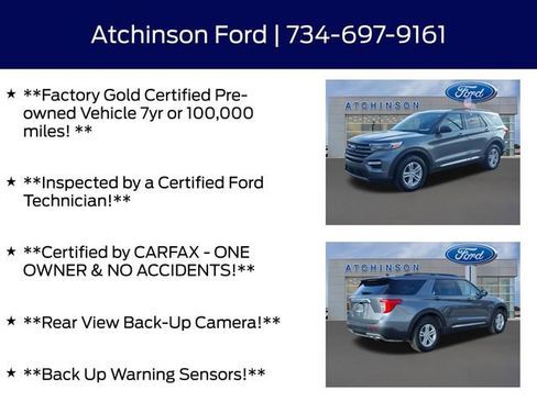 Certified 2023 Ford Explorer XLT w/ Equipment Group 202A image 4