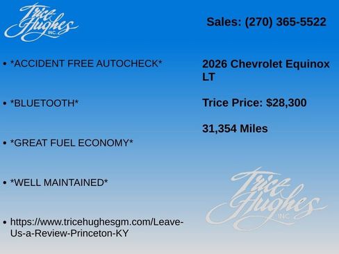 Used 2026 Chevrolet Equinox LT w/ Convenience Package II AWD/4WD image 7