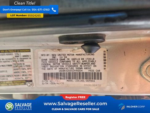 Used 2005 Toyota Corolla image 16