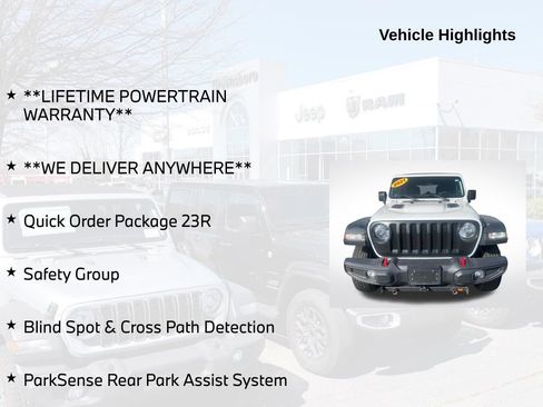 Used 2021 Jeep Wrangler Unlimited Rubicon w/ Safety Group image 5