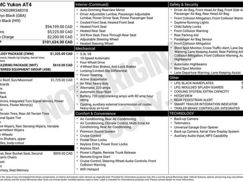 Used 2024 GMC Yukon AT4 w/ Technology Package AWD/4WD image 28