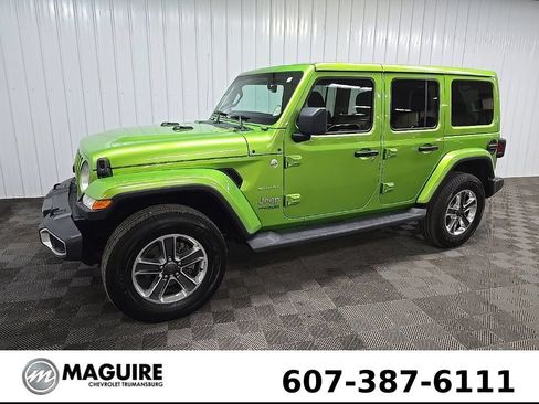 Used 2020 Jeep Wrangler Unlimited Sahara w/ Uconnect 4C Nav & Sound Group AWD/4WD image 6