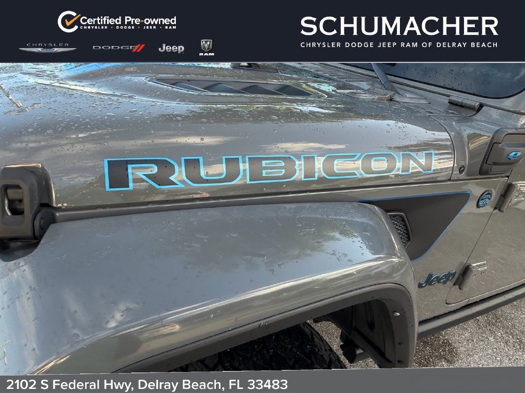Used 2022 Jeep Wrangler Unlimited Rubicon 4xe w/ Steel Bumper Group AWD/4WD image 12