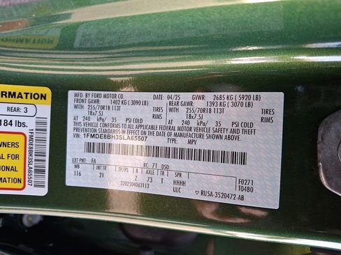 Certified 2025 Ford Bronco Outer Banks image 25