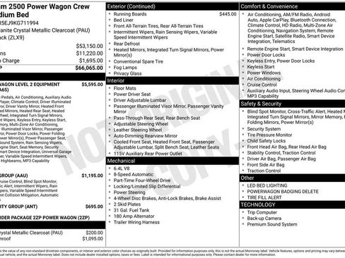 Certified 2019 RAM 2500 Power Wagon image 27