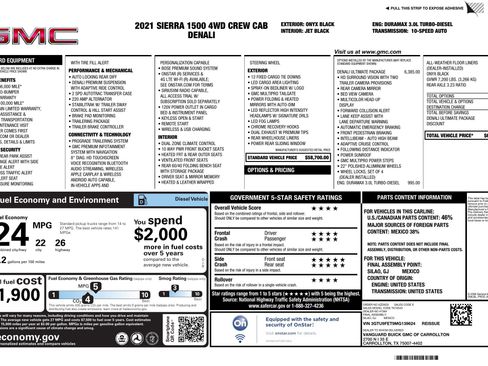 Used 2021 GMC Sierra 1500 Denali w/ Denali Ultimate Package image 3