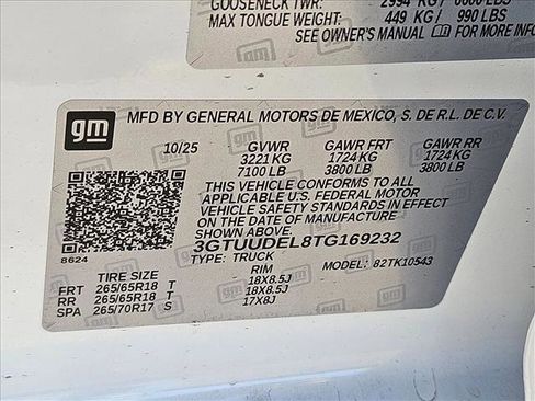 New 2026 GMC Sierra 1500 SLT w/ SLT Convenience Package image 18