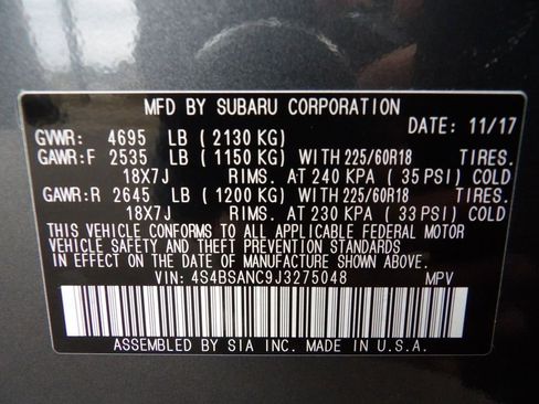 Used 2018 Subaru Outback 2.5i Limited image 31