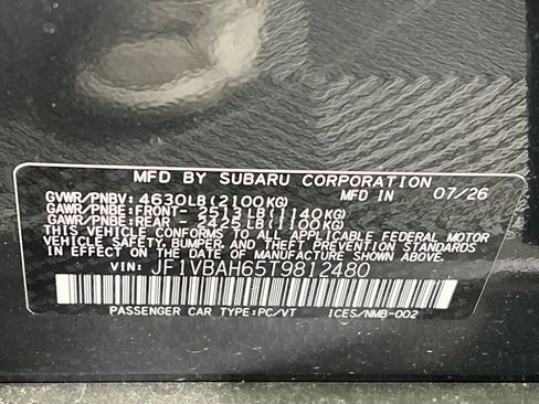 New 2026 Subaru WRX w/ WRX Base Protection Package AWD/4WD image 23