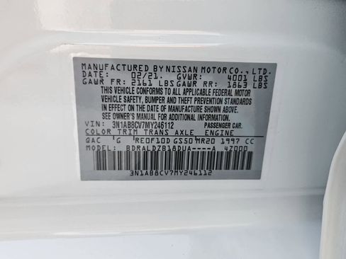 Used 2021 Nissan Sentra SV image 7