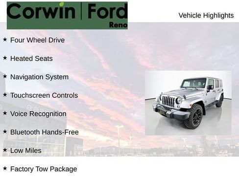 Used 2018 Jeep Wrangler Unlimited Sahara w/ Max Tow Package AWD/4WD image 7