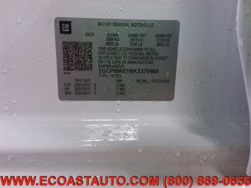 Used 2019 Chevrolet Silverado 1500 W/T w/ Trailering Package image 20