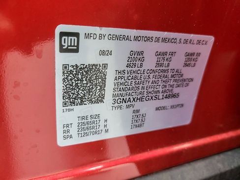 Certified 2025 Chevrolet Equinox LT w/ Safety and Technology Package image 23