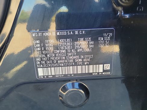 Used 2022 Honda HR-V EX image 33