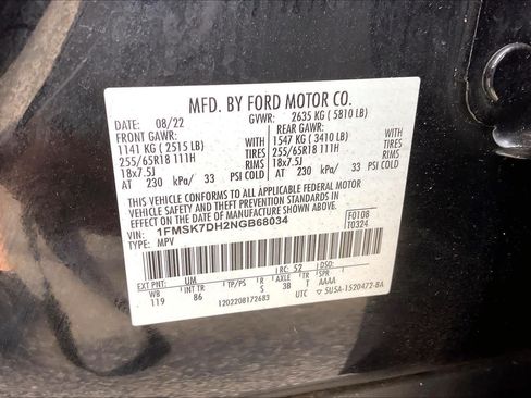 Used 2022 Ford Explorer XLT RWD image 33