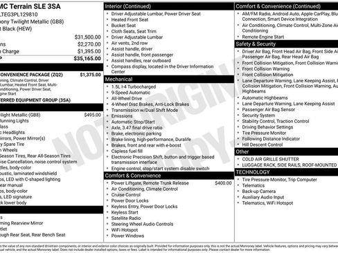 Used 2023 GMC Terrain SLE w/ Driver Convenience Package image 2