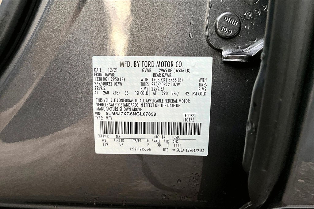 Used 2022 Lincoln Aviator Reserve w/ Equipment Group 201A AWD/4WD image 43