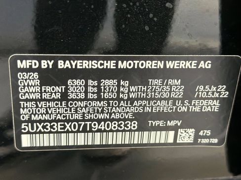 New 2026 BMW X6 xDrive40i image 20