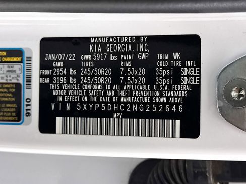 Used 2022 Kia Telluride SX w/ Nightfall Edition Package image 45