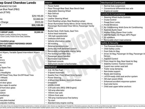 Used 2012 Jeep Grand Cherokee Laredo w/ Laredo E Group image 2