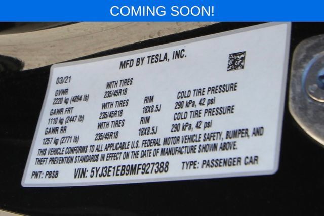 Used 2021 Tesla Model 3 Long Range AWD/4WD image 7