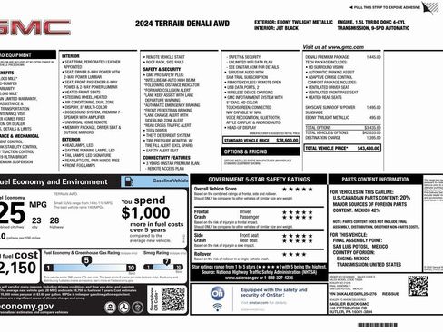 Certified 2024 GMC Terrain Denali w/ Denali Premium Package image 4