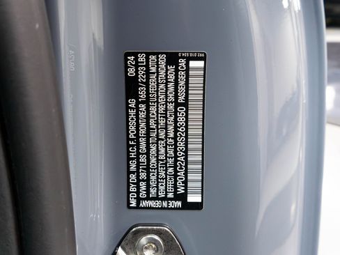 Used 2024 Porsche 911 GT3 Touring w/ Chrono Package RWD image 89