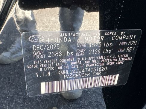 New 2026 Hyundai Sonata Blue FWD image 33