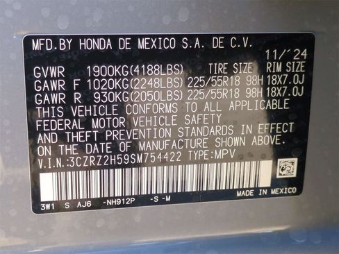 New 2025 Honda HR-V Sport image 35