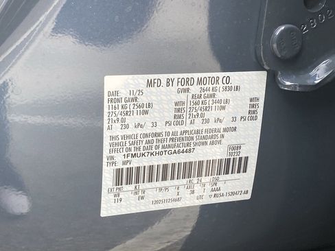 New 2026 Ford Explorer ST-Line w/ ST-Line Street Pack RWD image 34