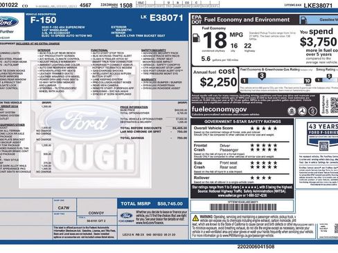 Certified 2020 Ford F150 Lariat AWD/4WD image 35