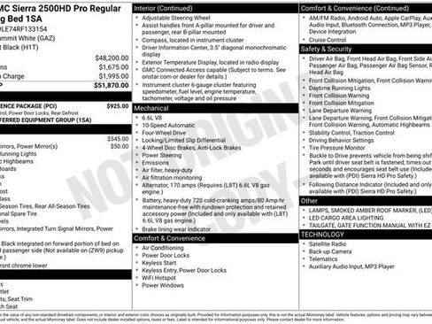 Used 2024 GMC Sierra 2500 Pro w/ Convenience Package AWD/4WD image 2