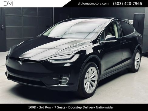 Used 2017 Tesla Model X 100D AWD/4WD image 1