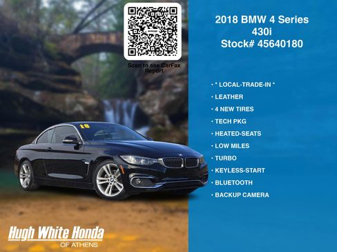 Used 2018 BMW 430i Convertible image 7