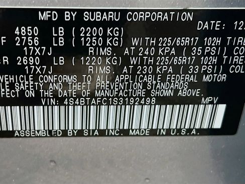 Used 2025 Subaru Outback Premium AWD/4WD image 28