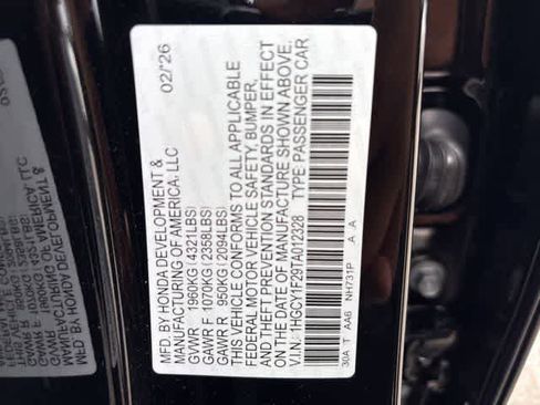 Used 2026 Honda Accord LX image 24