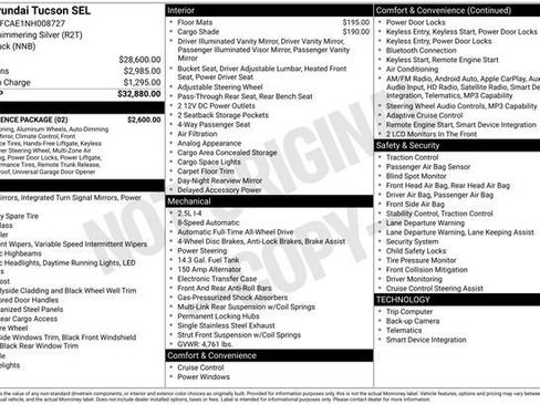 Used 2022 Hyundai Tucson SEL w/ Convenience Package AWD/4WD image 26