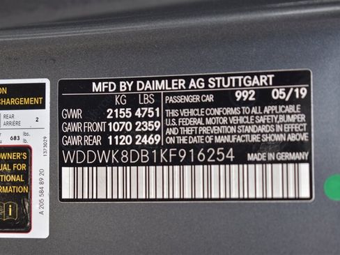 Used 2019 Mercedes-Benz C 300 Cabriolet w/ Leather Seating Package image 41