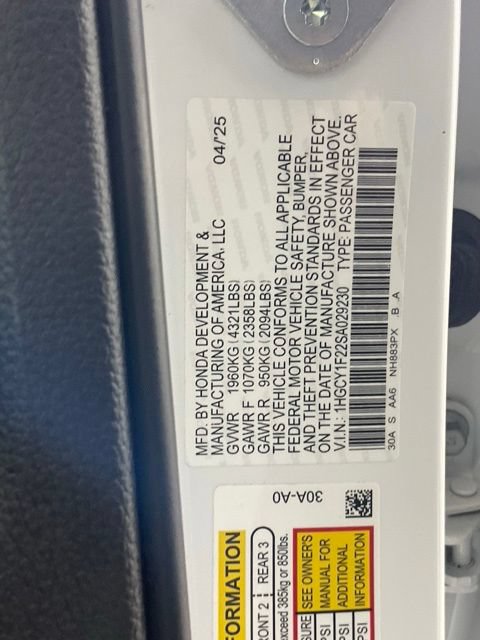 Used 2025 Honda Accord LX image 26
