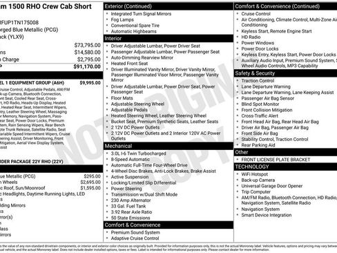 Used 2026 RAM 1500 RHO w/ RHO Level 1 Equipment Group AWD/4WD image 5