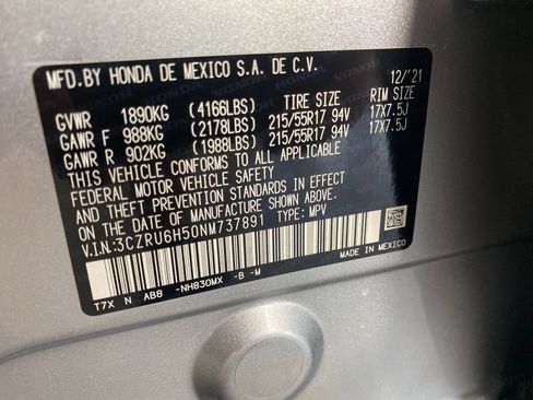 Used 2022 Honda HR-V EX image 38
