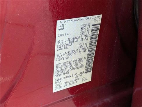 Used 2016 Nissan Titan Platinum Reserve AWD/4WD image 17