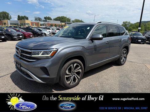 Used 2021 Volkswagen Atlas SEL Premium AWD/4WD image 1