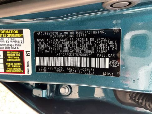 Used 2026 Toyota Camry LE image 34