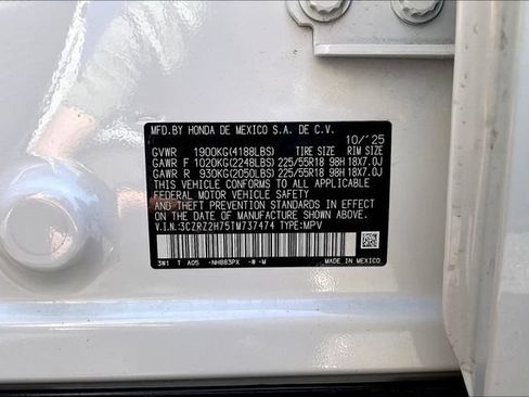 Used 2026 Honda HR-V EX-L image 21