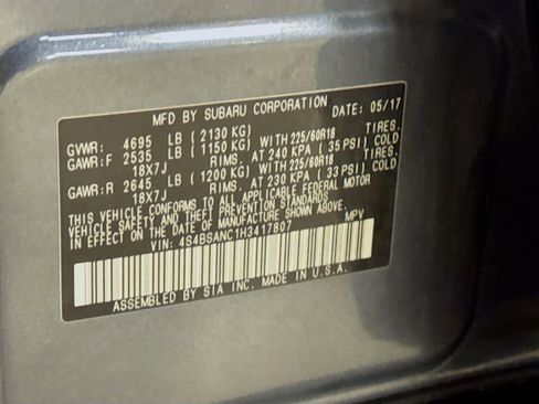 Used 2017 Subaru Outback 2.5i Limited image 40