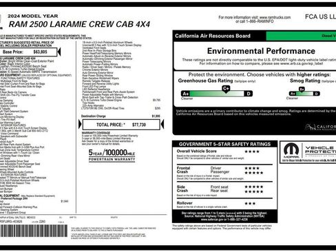 Used 2024 RAM 2500 Laramie w/ Safety Group image 3